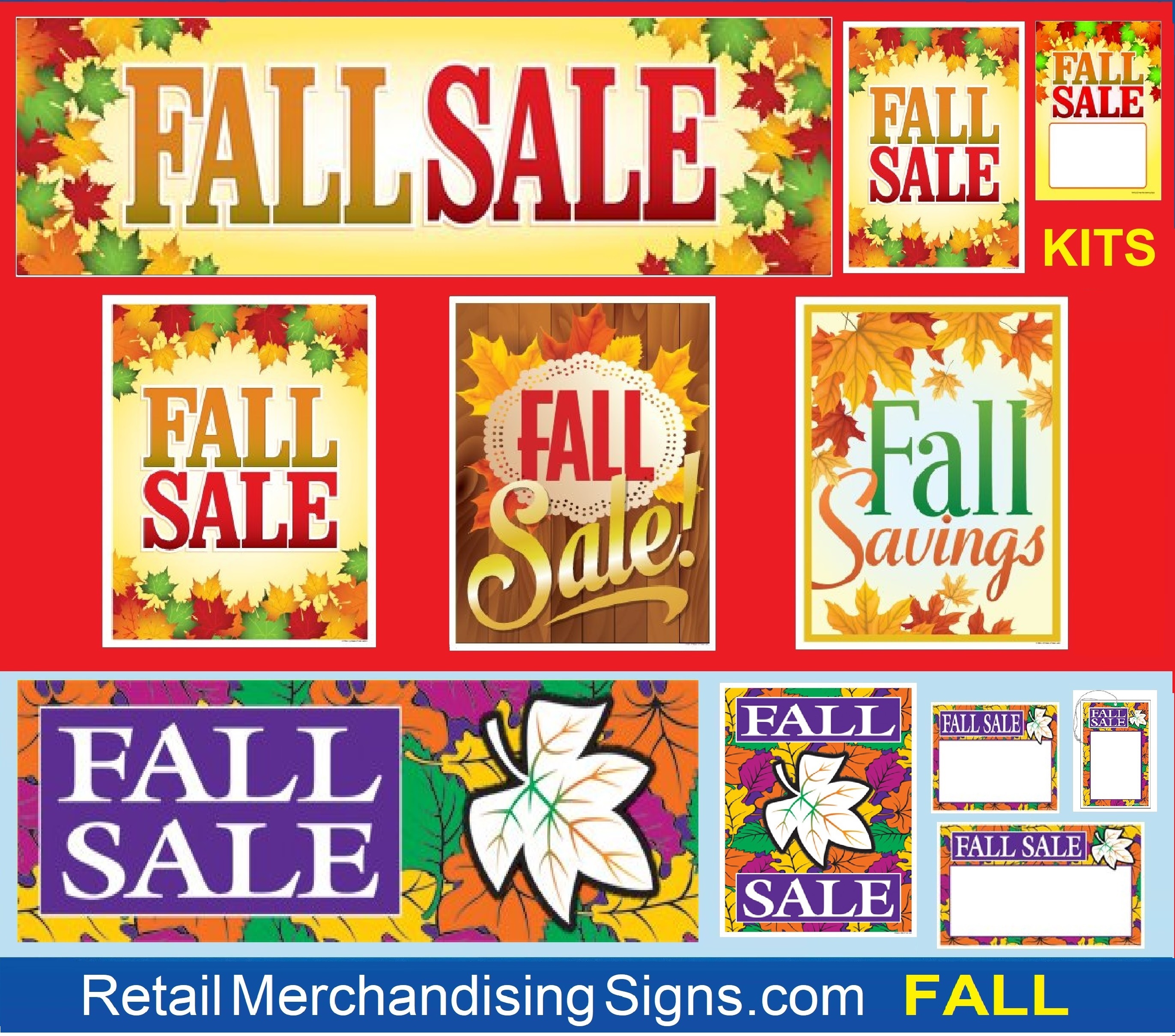Sale Banners Window Signs Price Tags Sale Cards and Kits Retail Store