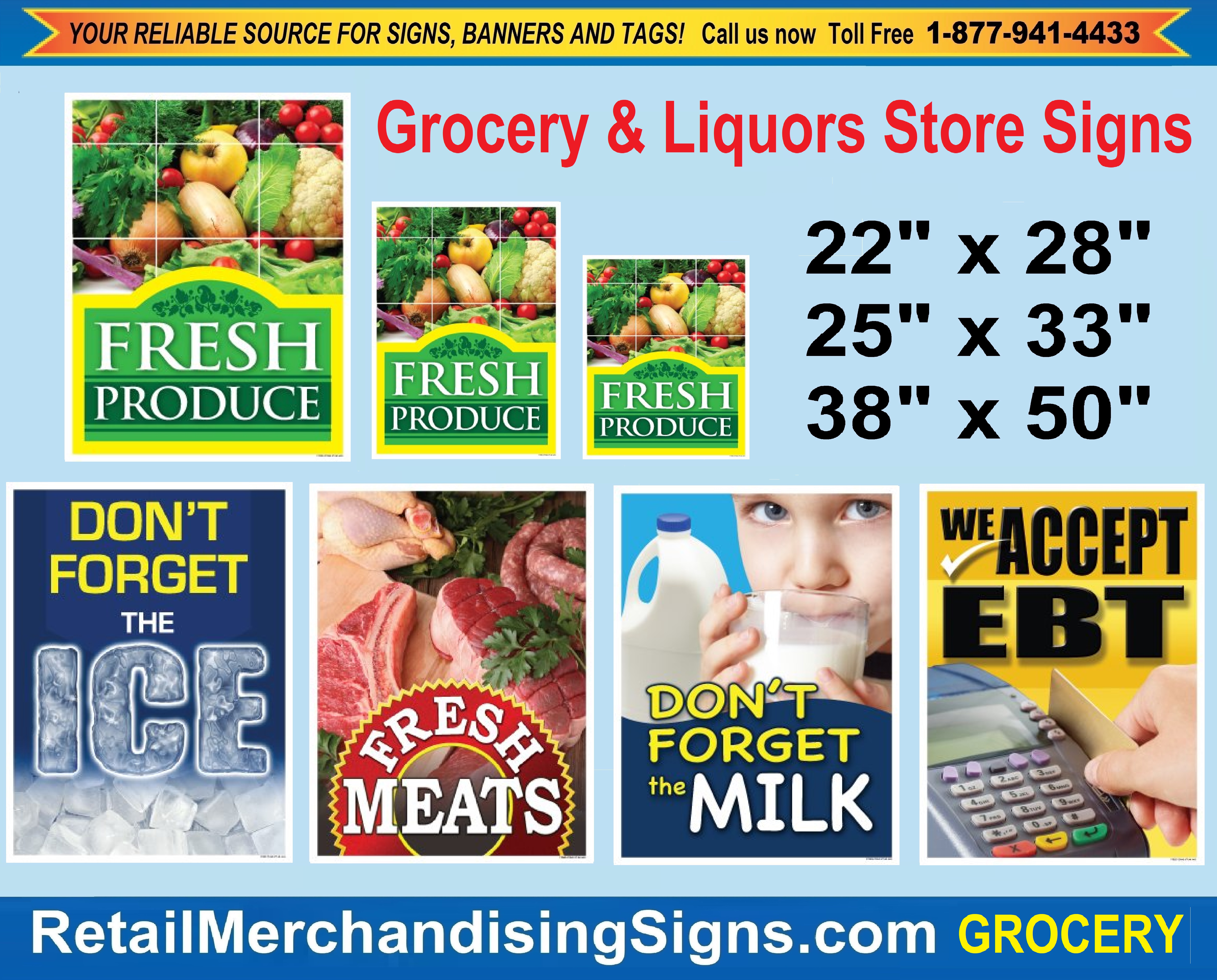 GROCERY & LIQUOR SIGNS