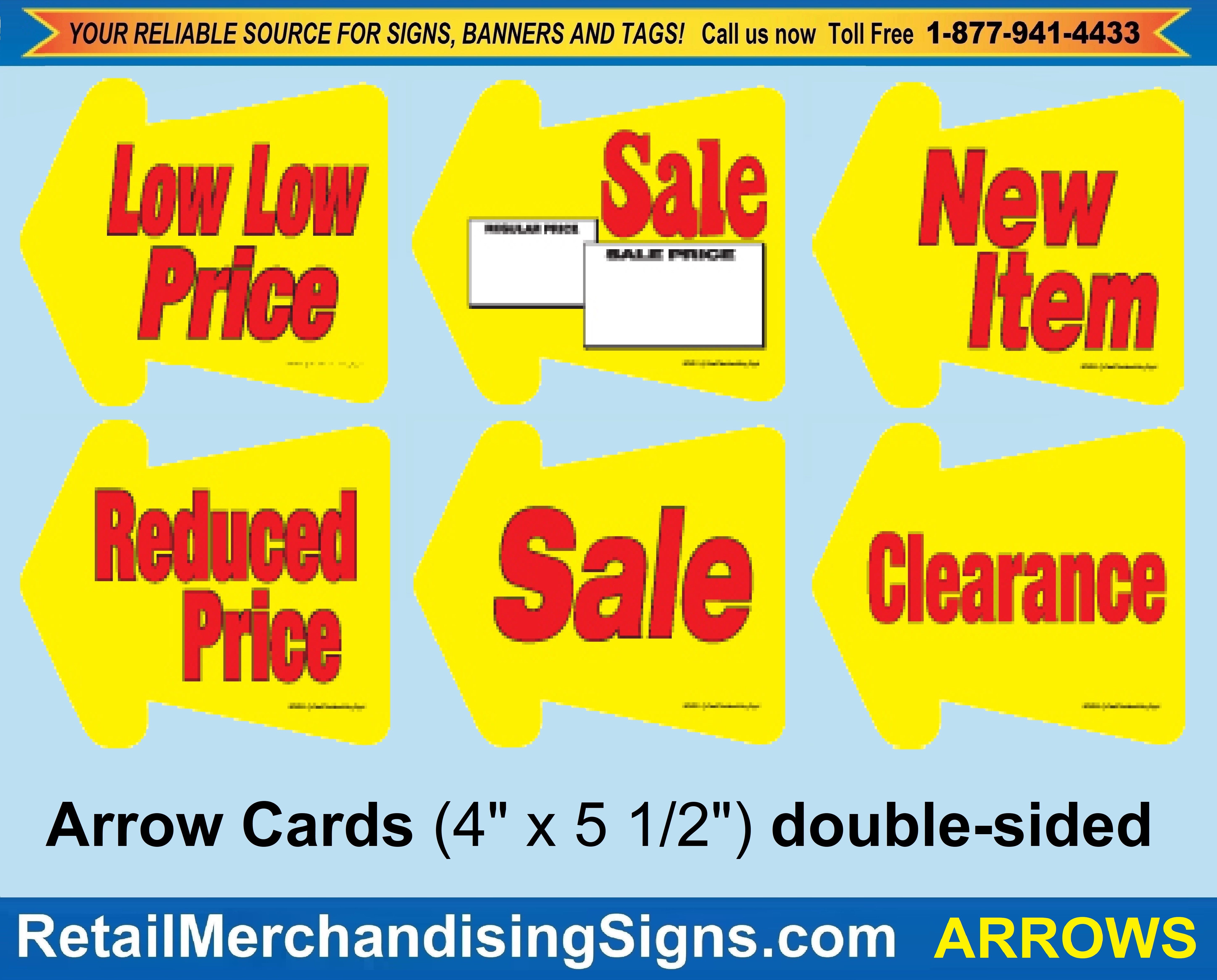 Channel Rail Arrow Cards