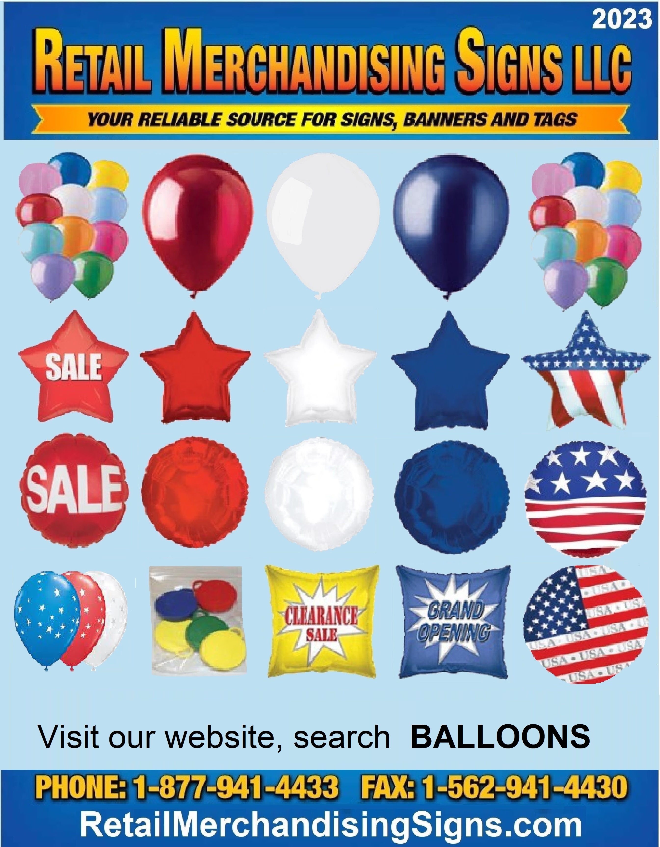 We have balloons...