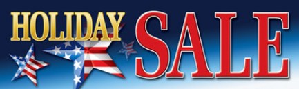 Holiday/Patriotic and Christmas Sale Banners 