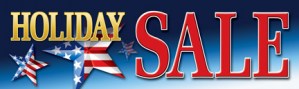 Holiday/Patriotic and Christmas Sale Banners 