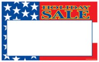 Holiday/Christmas Price Cards and Elastic String Tags Patriotic and more