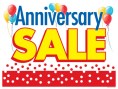 Horizontal Poster 50 inch x 38 inch Anniversary Sale