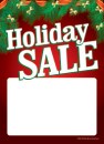 Holiday Christmas Sale Slotted Tags 5 x 7 inch Seasonal