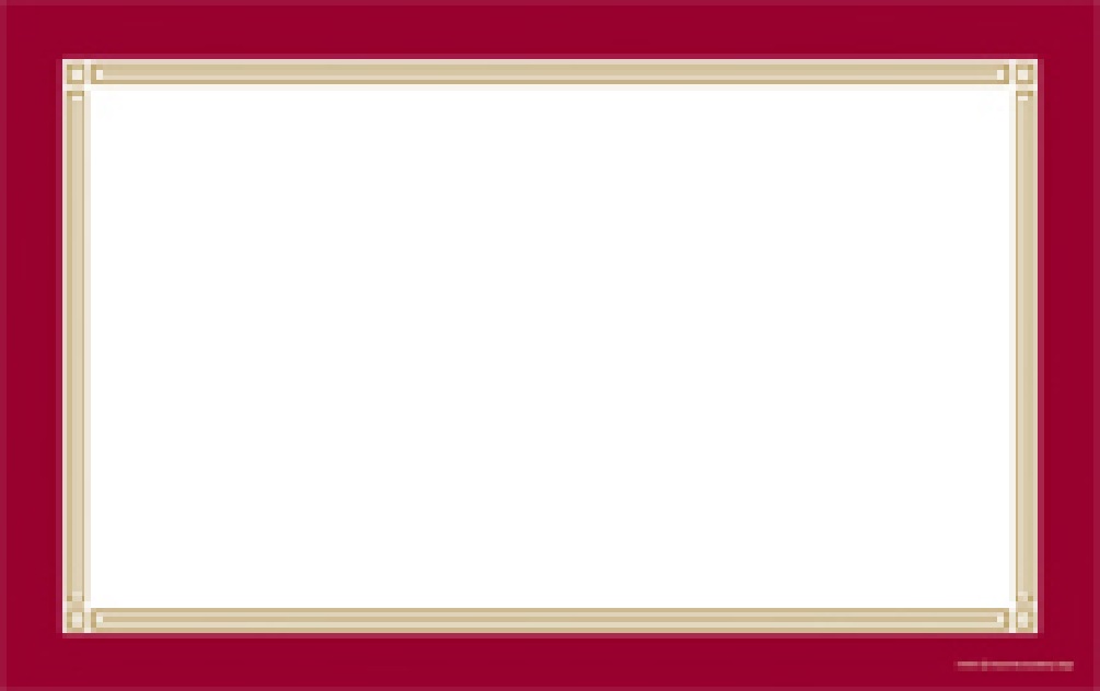 Burgundy and Gold Border Card Signs