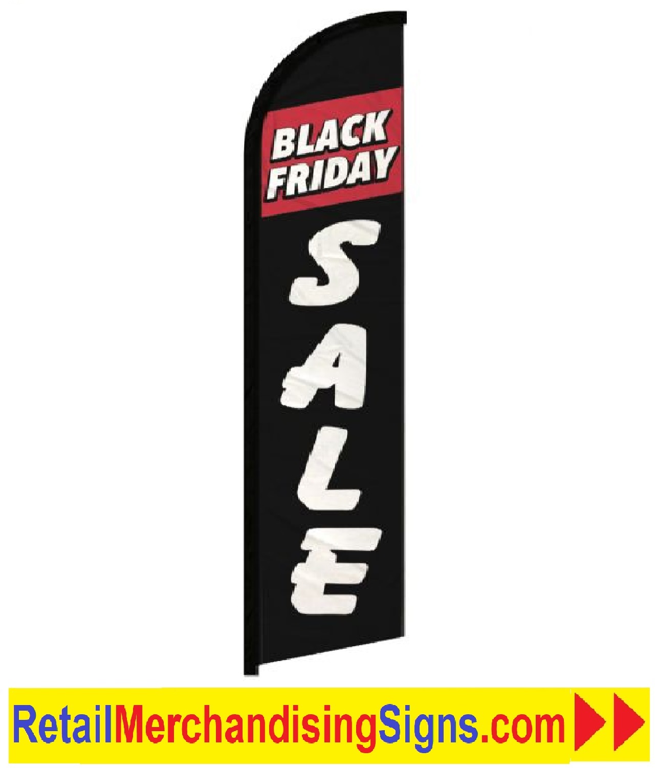 BLACK FRIDAY SALE Flag, Windless Swooper Flags (11.5')