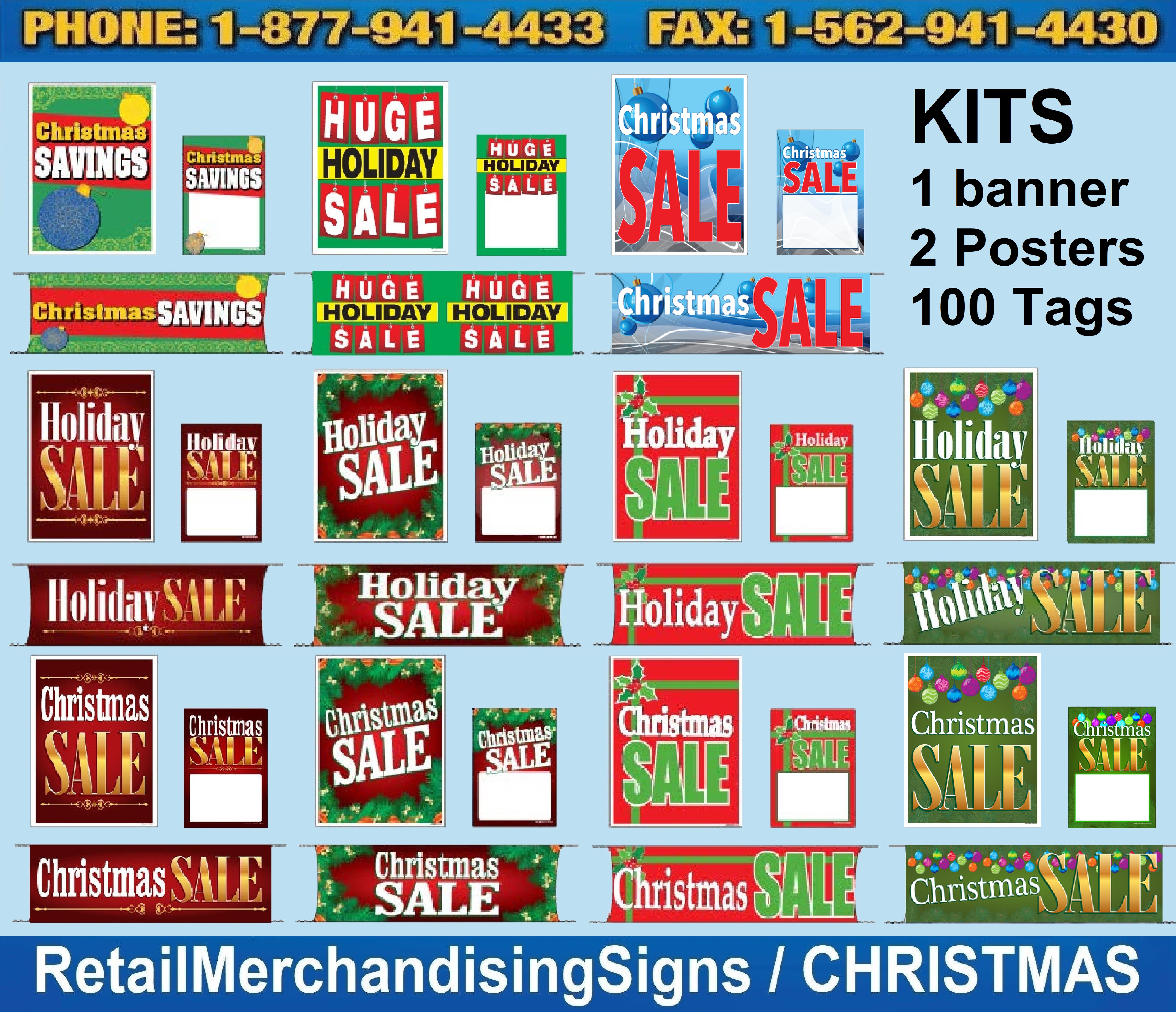 Christmas Holiday Signs