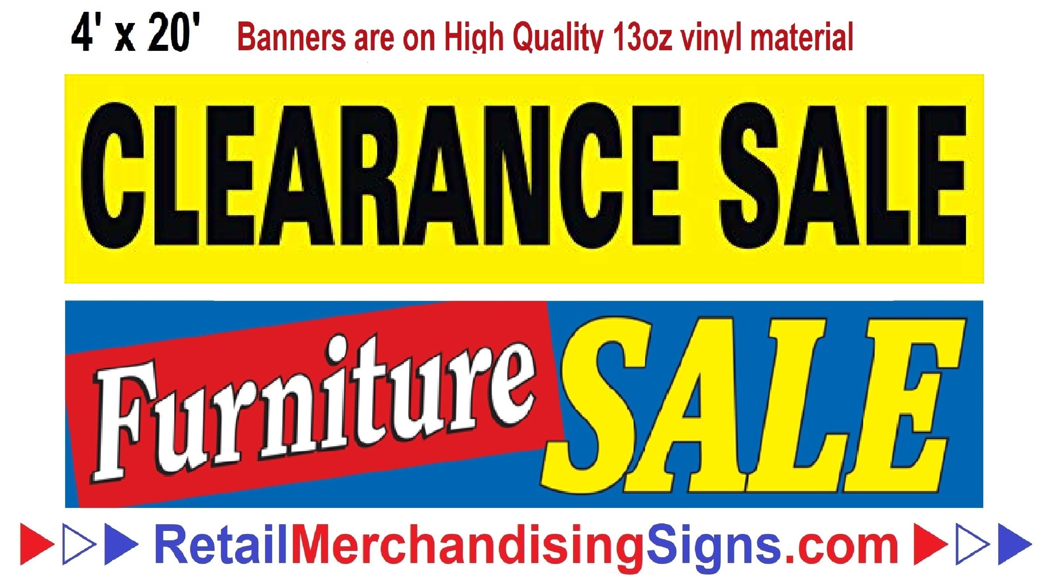 4' x 20' Banners