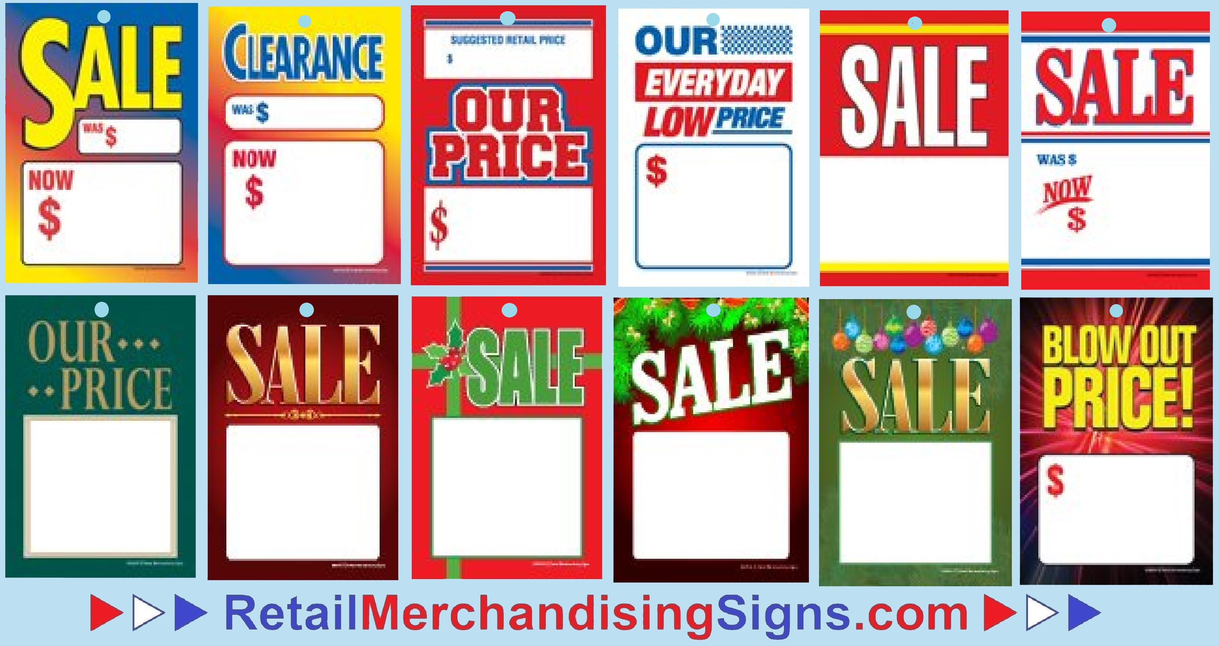 Mini Clearance Sale Retail Sign Kit