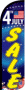 Swooper Feather Flags Only 11.5' 4th of July Sale Windless