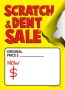 Large Price Card 8 1/2"x11" Scratch and Dent Sale