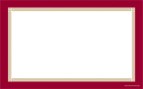 Burgundy and Gold Border Card Signs