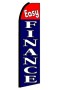 FFF982 FEATHER BANNER FLAG EASY FINANCE