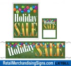 Christmas Holiday Sale Sales Sign Kit, 1 banner, 2 posters and 100 tags