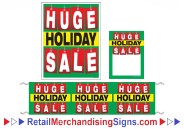 HUGE HOLIDAY SALE | Large Banner Signs Poster Tags Kit