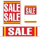 SALE SIGN POSTERS BANNER CARDS TAGS KIT SET