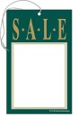 TYC701 Sales Price Tag Sign SALE with hole and elastic String