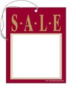  TYD601 Sales Price Tag Sign SALE with hole and elastic String