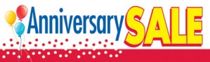 Retail Sale Banners Anniversary Sale Balloons
