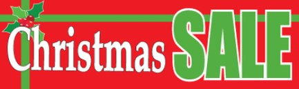 Retail Sale Banners Christmas Sale gift Seasonal
