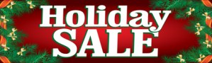 Retail Sale Banners Holiday Sale holly Seasonal