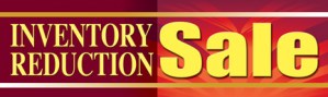 Retail Sale Banners  Inventory Reduction Sale