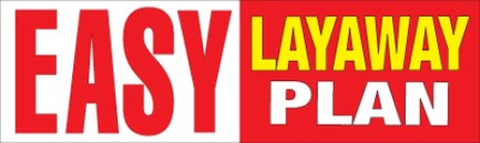 Retail Sale Banners Easy Layaway Plan