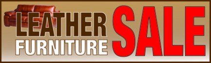 Sale Banners Leather Furniture Sale