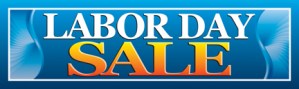 Retail Sale Banners Labor Day Sale