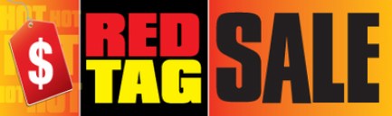 Retail Sale Banners Red Tag Sale