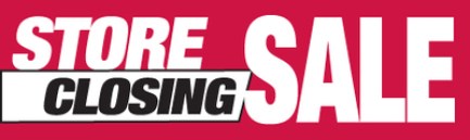 Retail Sale Banners Store Closing Sale