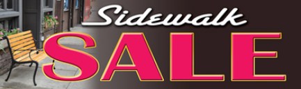 Store Banner Sidewalk Sale