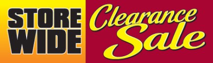 Retail Sale Banners  Storewide Clearance Sale