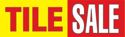 Retail Flooring Sale Banners Tile Sale