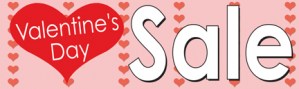 Retail Sale Banners Valentine's Day Sale