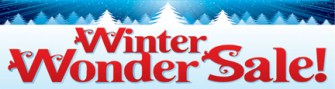 Seasonal Sale Banners 3'x8' Winter Wonder Sale