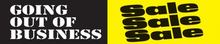 Store Banner 4' x 20' Going Out of Business Sale