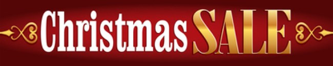 Holiday Store Banner 4' x 20' Christmas Sale (xmas)