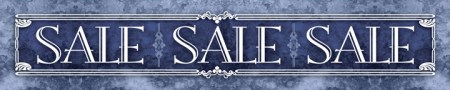 Retail Store Banner 4'x 20' Sale (marble)