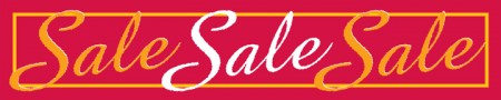Retail Store Banner 4' x 20' Sale Sale Sale