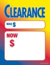 Large Price Card 8 1/2in x 11in Clearance multi color