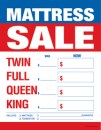 Large Price Card 8 1/2in x 11in Mattress Sale
