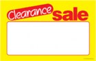 Price Card/Sign Cards Clearance Sale