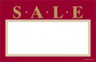 Price Cards/Sign Cards Sale burgundy and gold