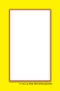 Unstrung Sale Tags 1 3/4in x 2 3/4in Border (yellow)