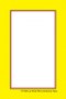 Unstrung Sale Tags 1 3/4in x 2 3/4in Border (yellow)