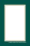 Unstrung Sale Tags 1 3/4in x 2 3/4in Border (green/gold)