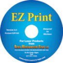 EZP100  EZ Print PC-Laser Card-Retail Sign Making Software for Laser Signs and Tags