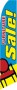 Feather Banner Flags Only 11.5' Furniture Sale red chair